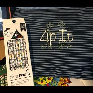 Thirty-one Pouch with pencils NWOT